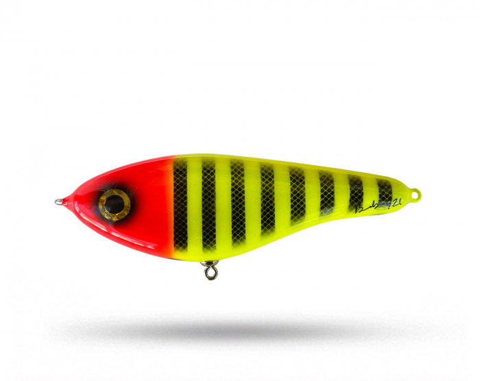 Brunnberg Lures Original Jerk - Hot as Lava i gruppen Fiskedrag / Jerkbaits hos Örebro Fiske & Outdoor AB (BB Jerk Hot as)